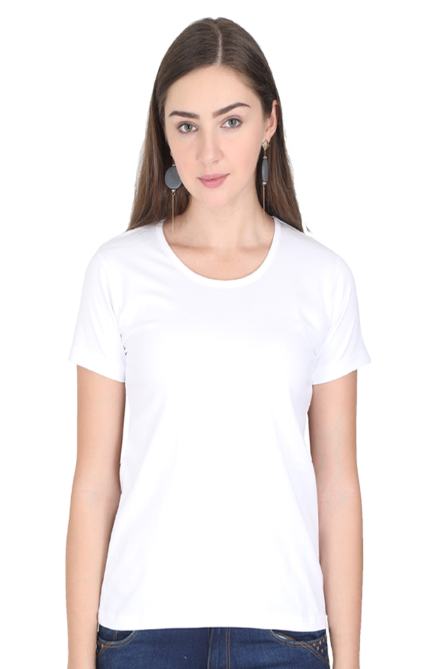 FEMALE ROUND NECK HALF SLEEVE CLASSIC T -SHIRT