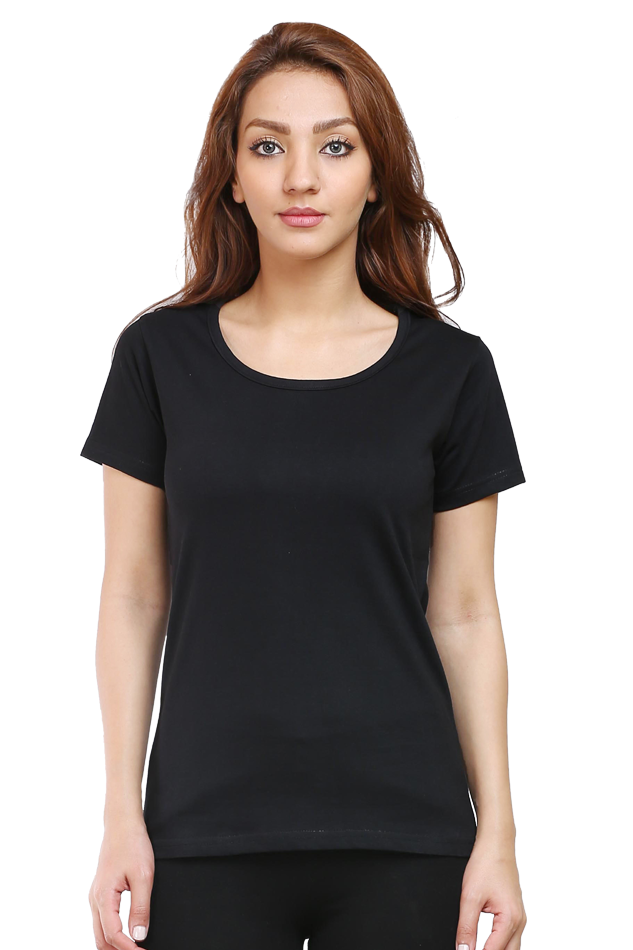 FEMALE ROUND NECK HALF SLEEVE CLASSIC T -SHIRT