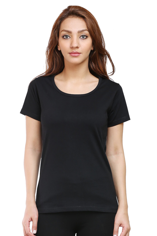 FEMALE ROUND NECK HALF SLEEVE CLASSIC T -SHIRT