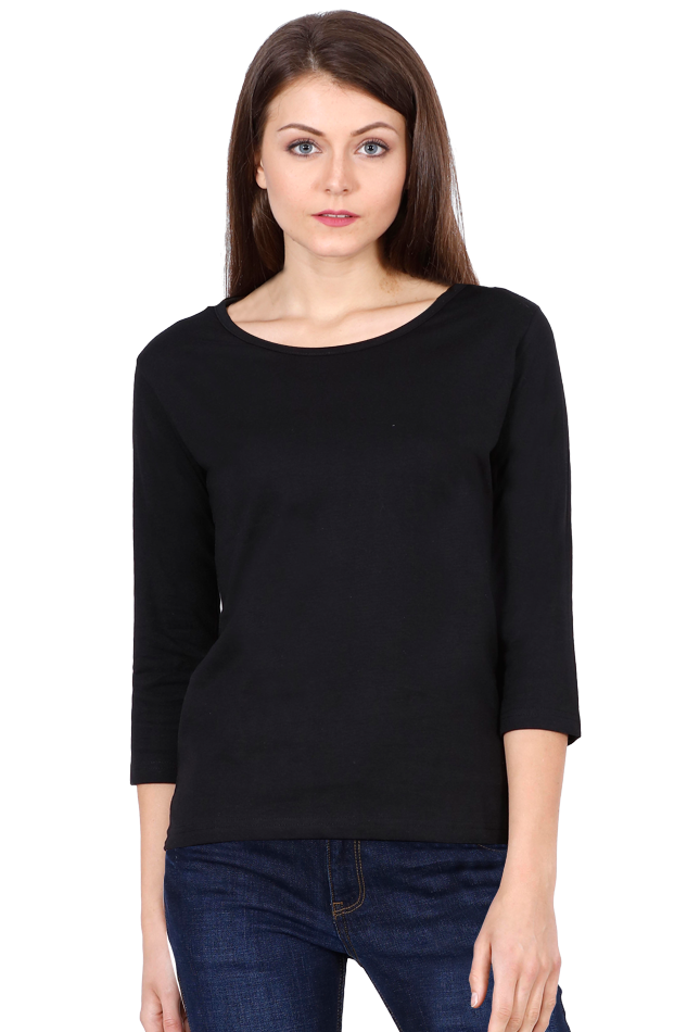 FEMALE ROUND NECK FULL SLEEVE T- SHIRT