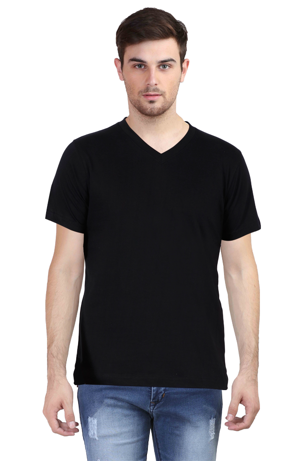 MALE VNECK HALF SLEEVE T-SHIRT