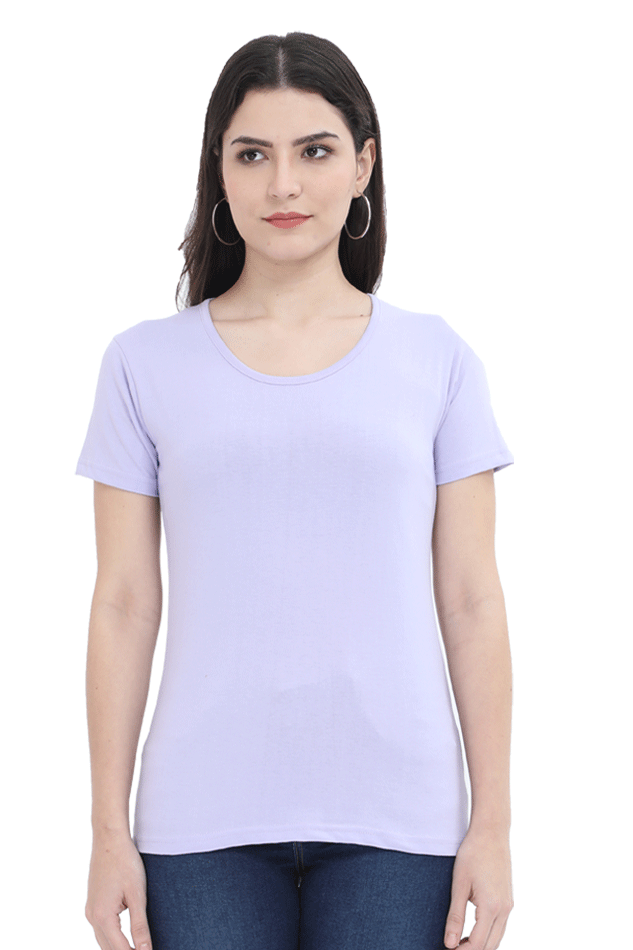 FEMALE ROUND NECK HALF SLEEVE CLASSIC T -SHIRT