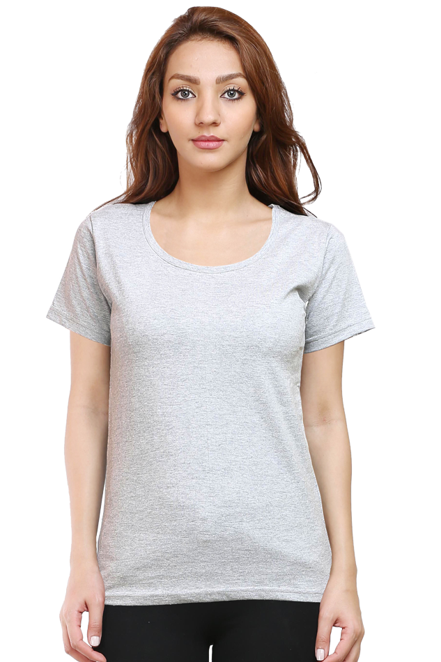 FEMALE ROUND NECK HALF SLEEVE CLASSIC T -SHIRT