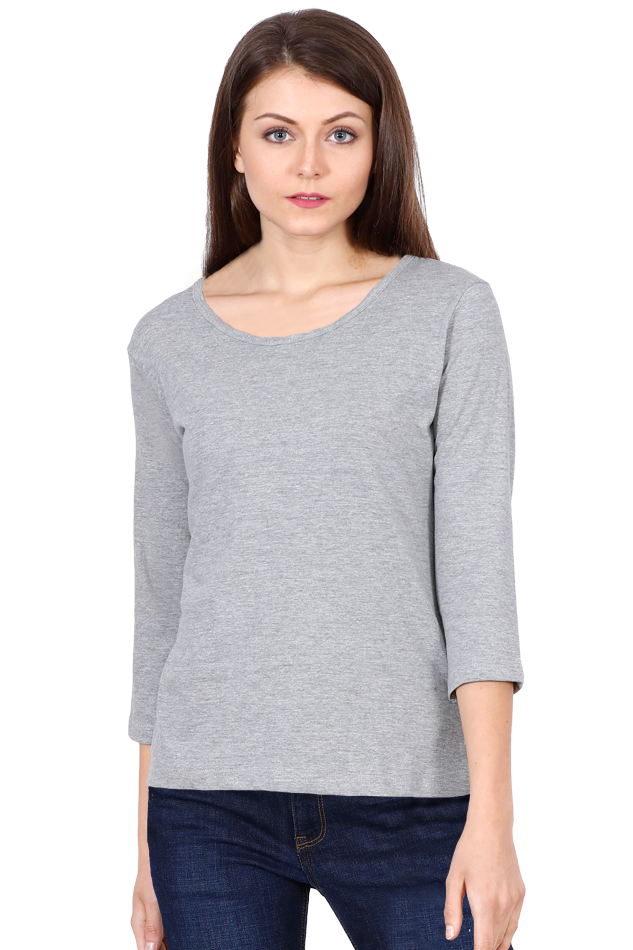 FEMALE ROUND NECK FULL SLEEVE T- SHIRT