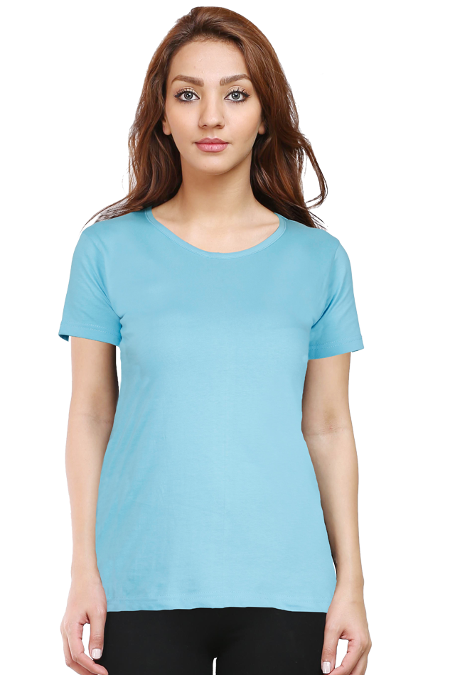 FEMALE ROUND NECK HALF SLEEVE CLASSIC T -SHIRT