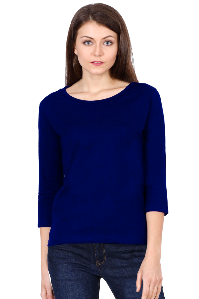 FEMALE ROUND NECK FULL SLEEVE T- SHIRT