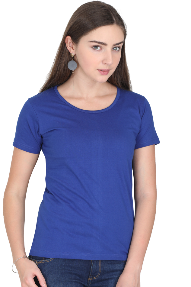 FEMALE ROUND NECK HALF SLEEVE CLASSIC T -SHIRT